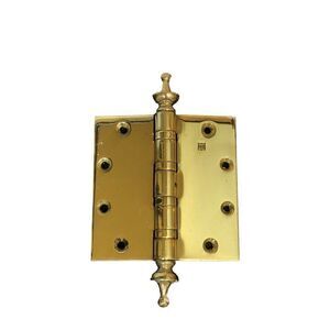 Vintage HAGER Heavy Duty Solid Brass Door Hinge